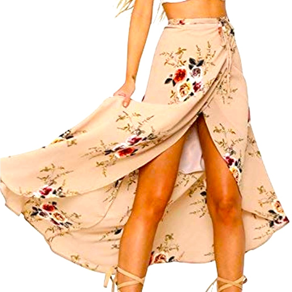 Wrap/Tie up Waist Skirt